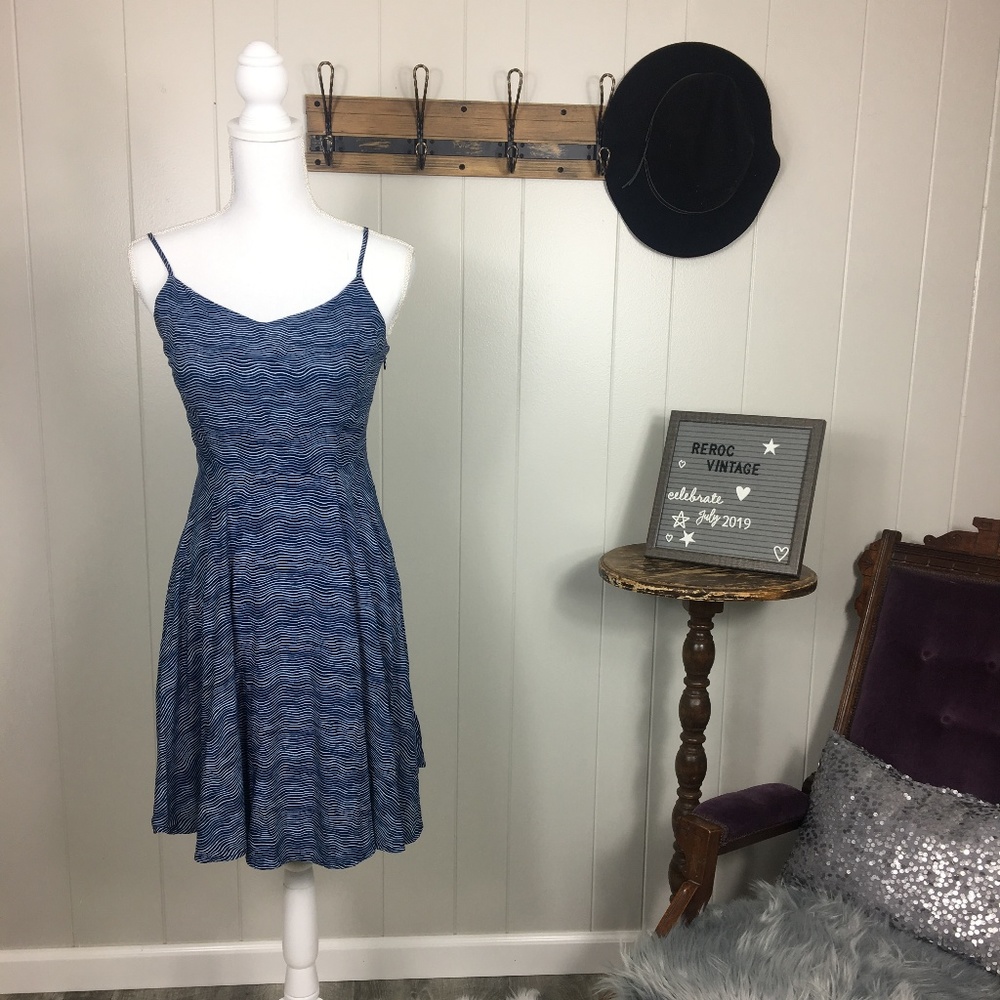 *3 for $25* Blue Wave Strappy Sundress